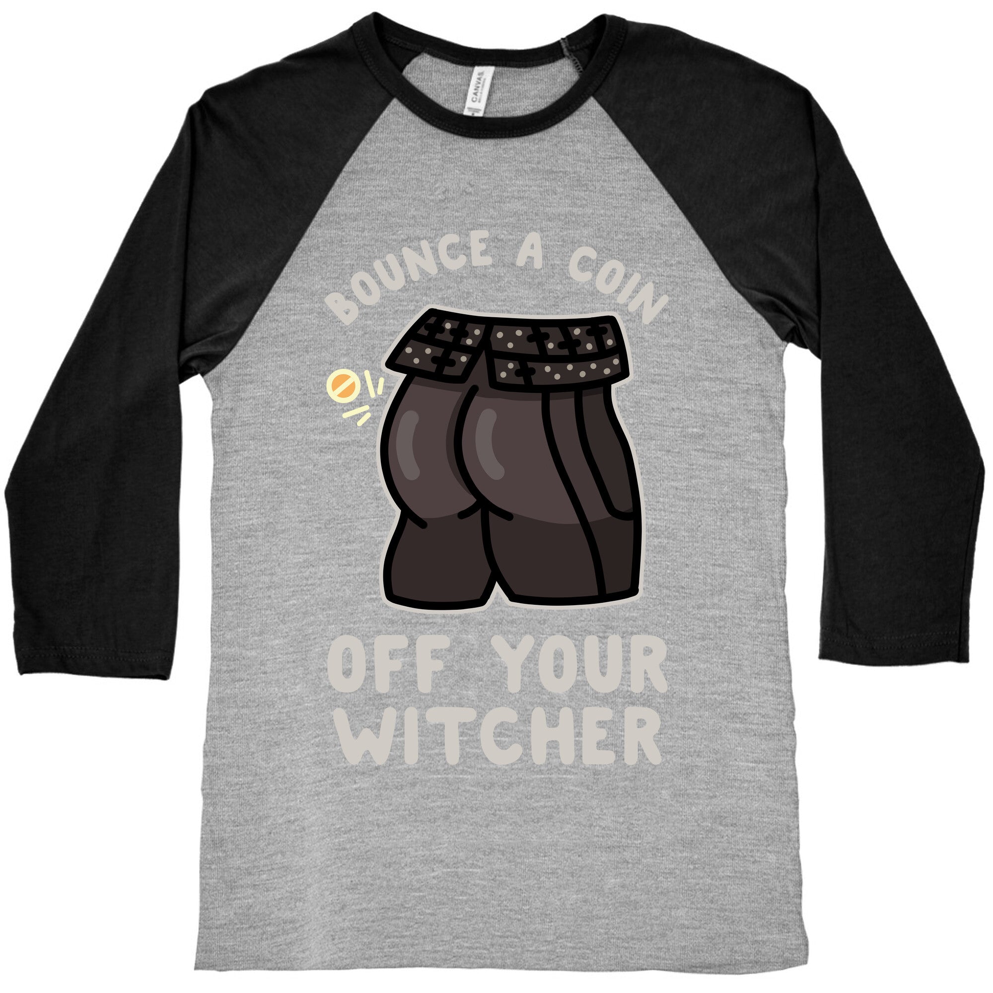 Bounce a Coin Off Your Witcher Baseball Tee
